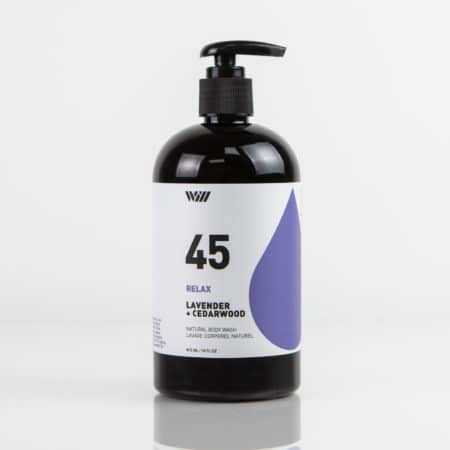 45 Relax Body Wash - Lavender and Cedarwood